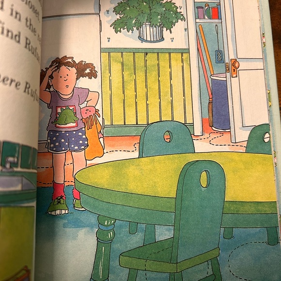 (10/$25) 1988 Where's Rufus? Children's Book - Picture 14 of 16